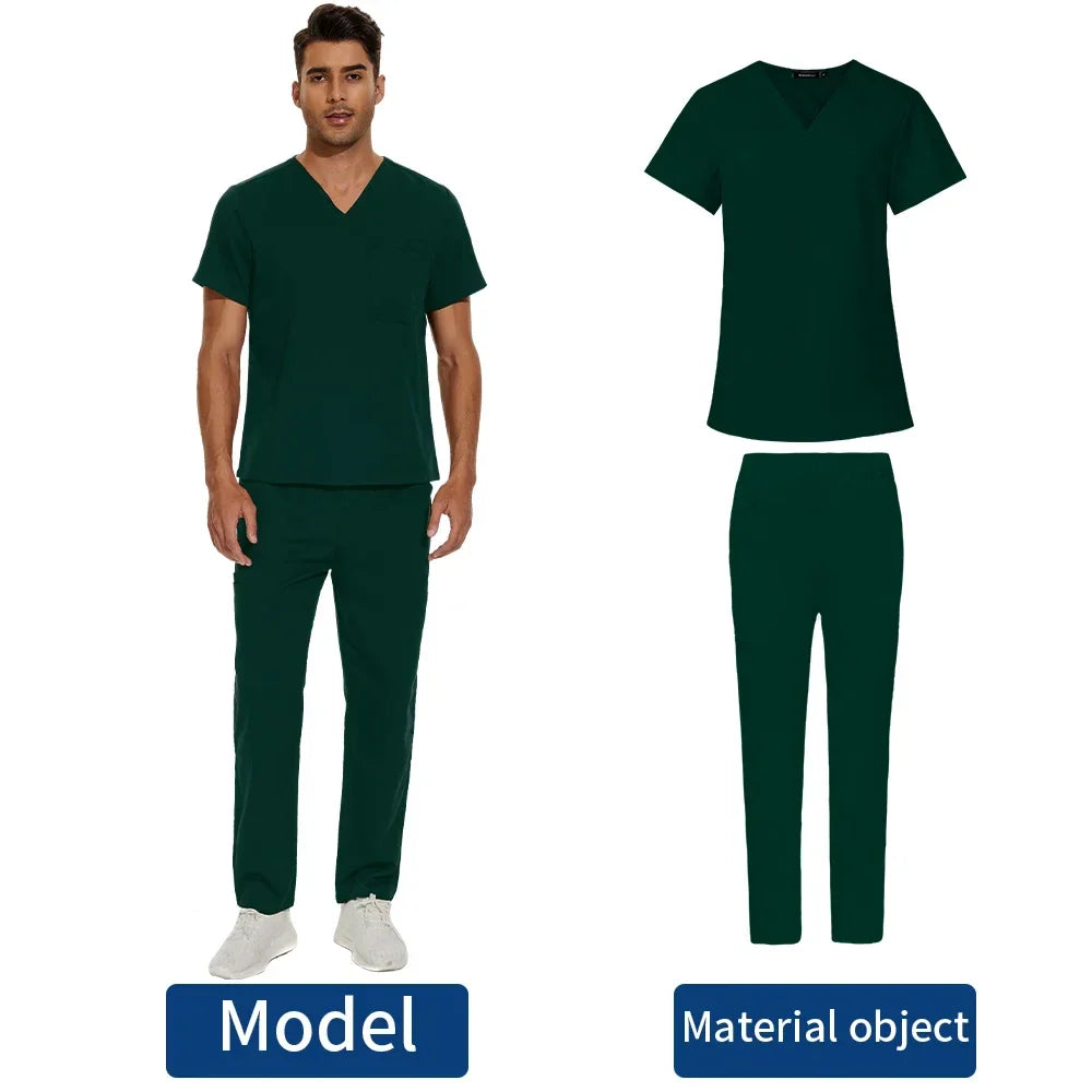 V Neck Scrub sets for men