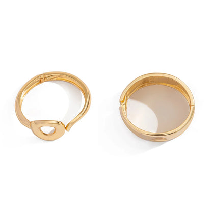 Ingemark Exaggerated Punk Irregular Wide Cuff Bangle