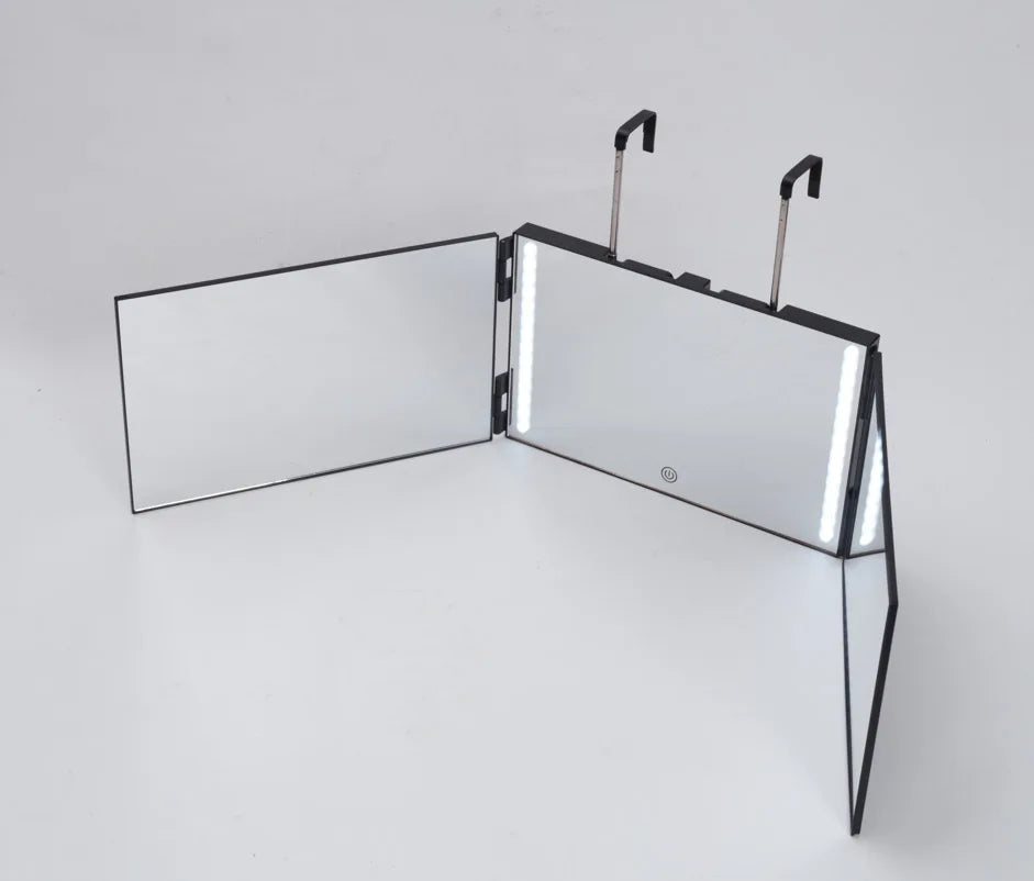 3 Way 360° Mirror with LED Lights