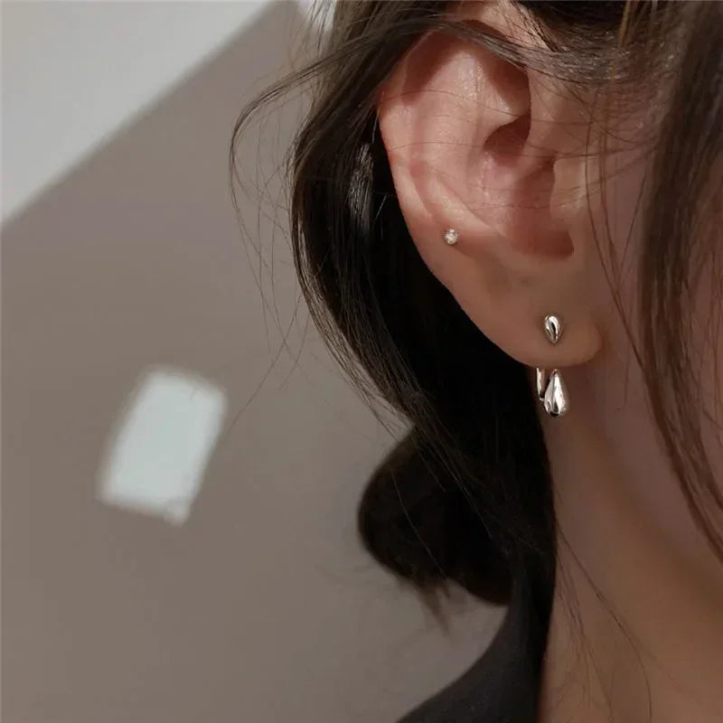 Water Drop Stud Earrings - MONLANE