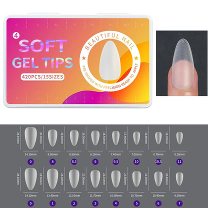 Frosted Press On Acrylic Nails