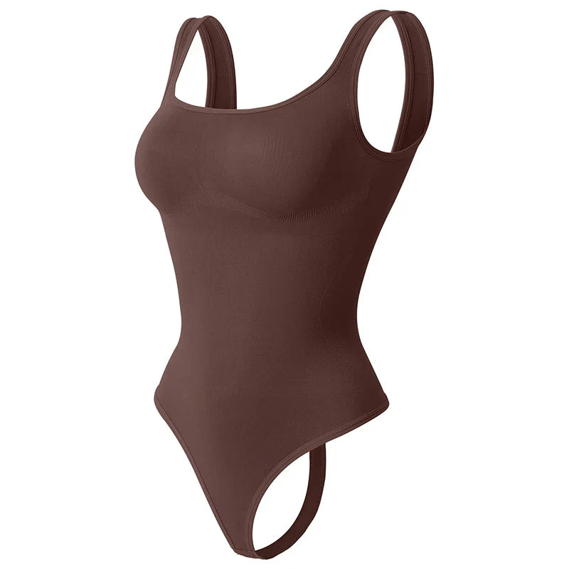 Seamless Tummy Control Shapewear with Thong Butt