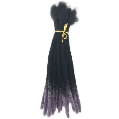 Human Hair Kinky Straight Crochet Locs 20/18inch