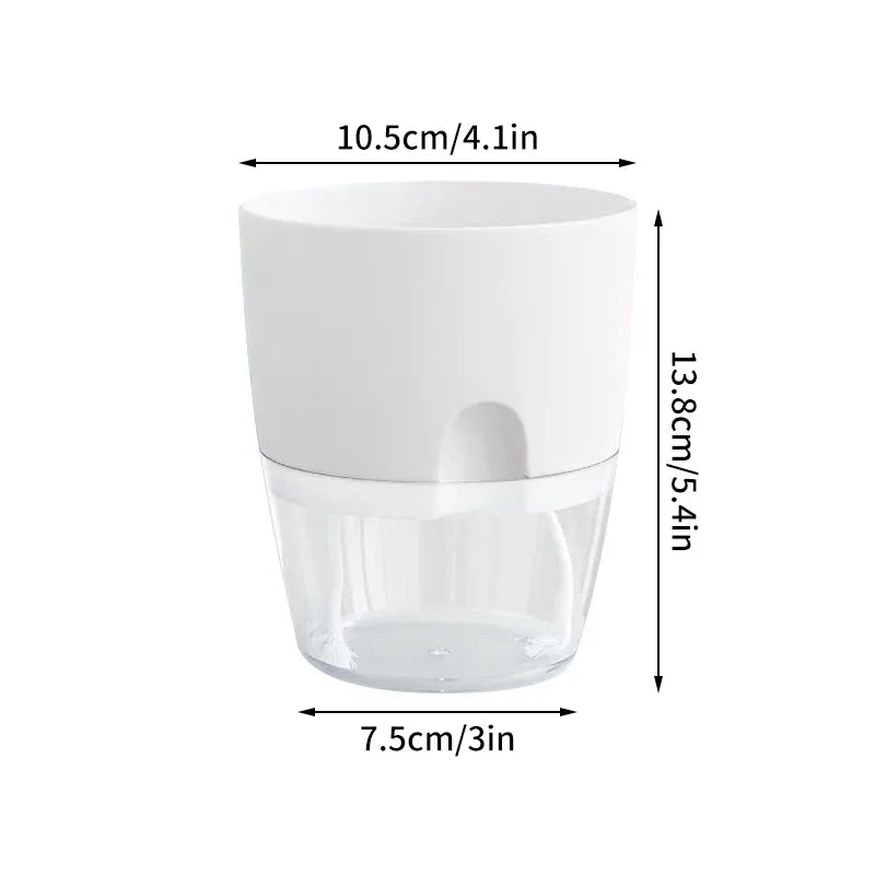 Self Watering Plastic Flower Pot