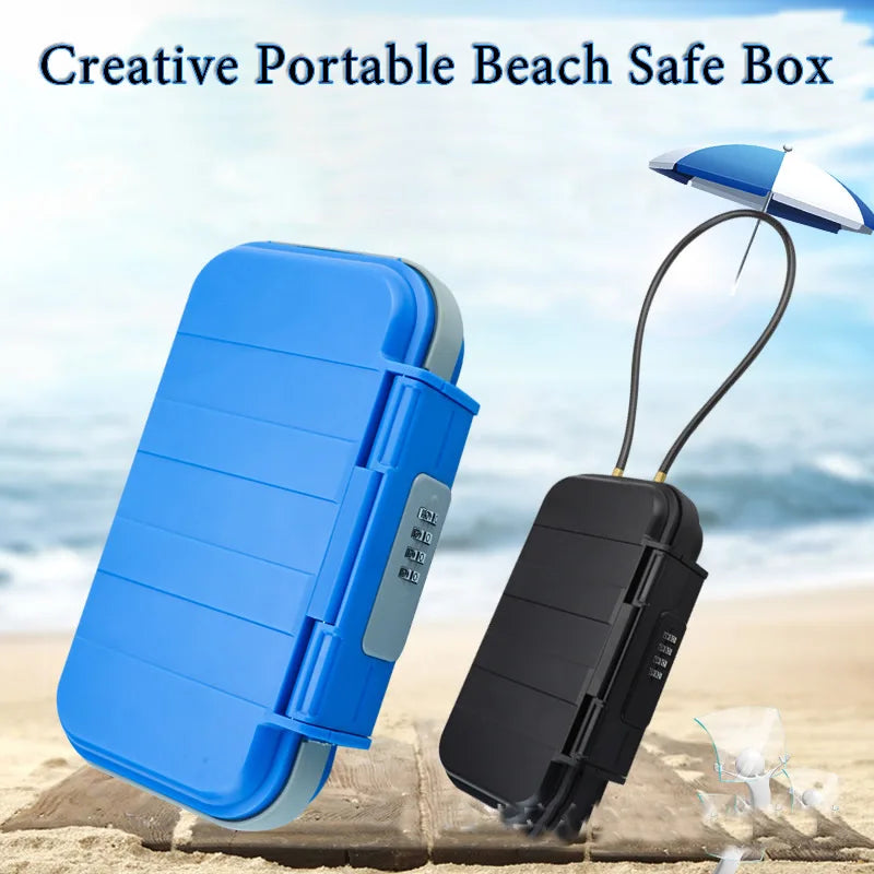 Secure Your Valuables with the Portable Beach Safe Box 4