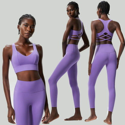 Two Pieces Buttery Soft Gym Suit