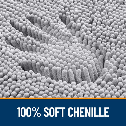 Extra Soft Thick Absorbent Shaggy Bath Mats