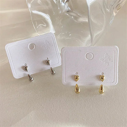 Water Drop Stud Earrings - MONLANE