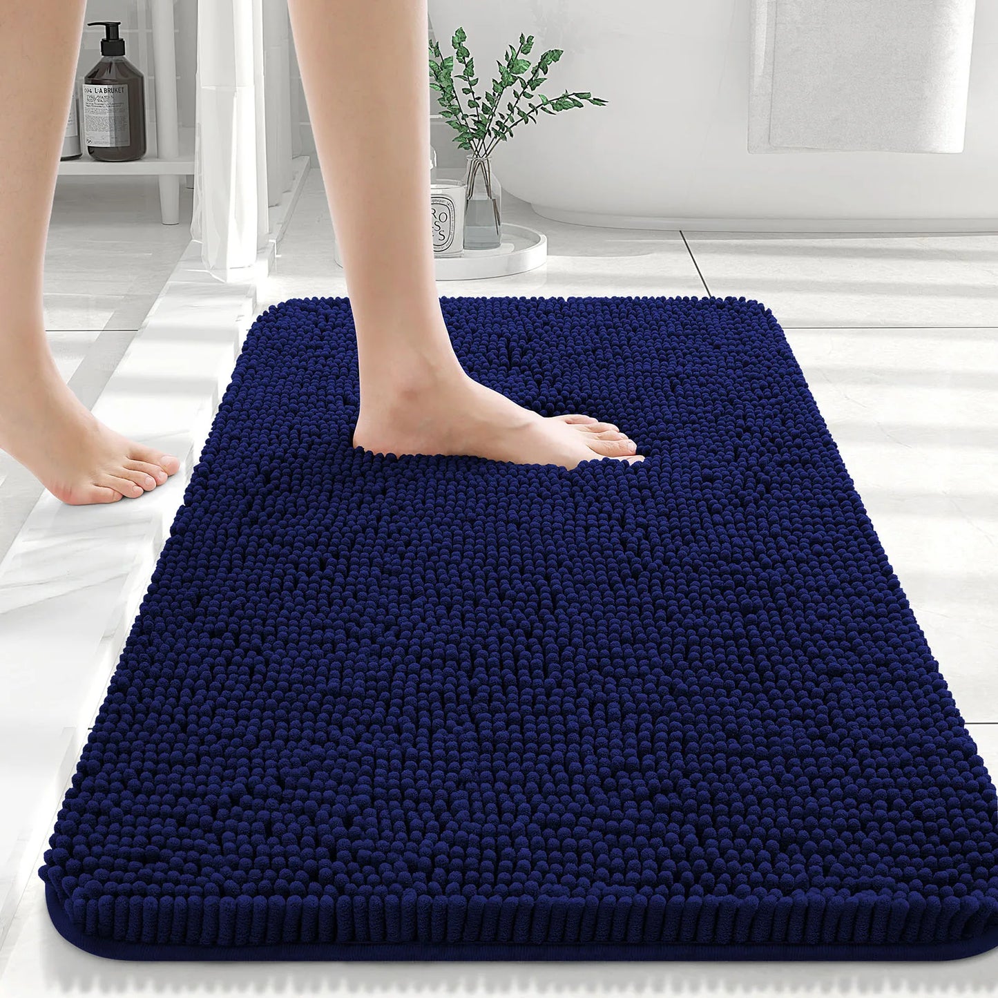 Extra Soft Thick Absorbent Shaggy Bath Mats