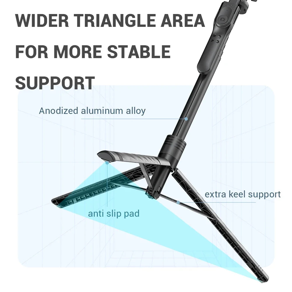 3-axis Anti-shake Head Selfie Stick Mobile Phone Holder