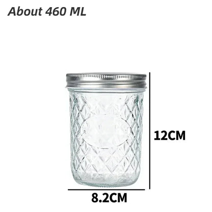 Canning Jars With Food grade safe metal Lids