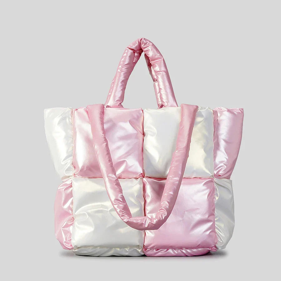 Quilted Luxury Nylon Down Cotton Bag