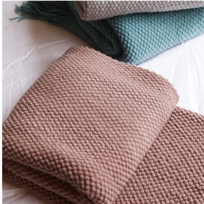 Decorative Knitted Blanket - MONLANE