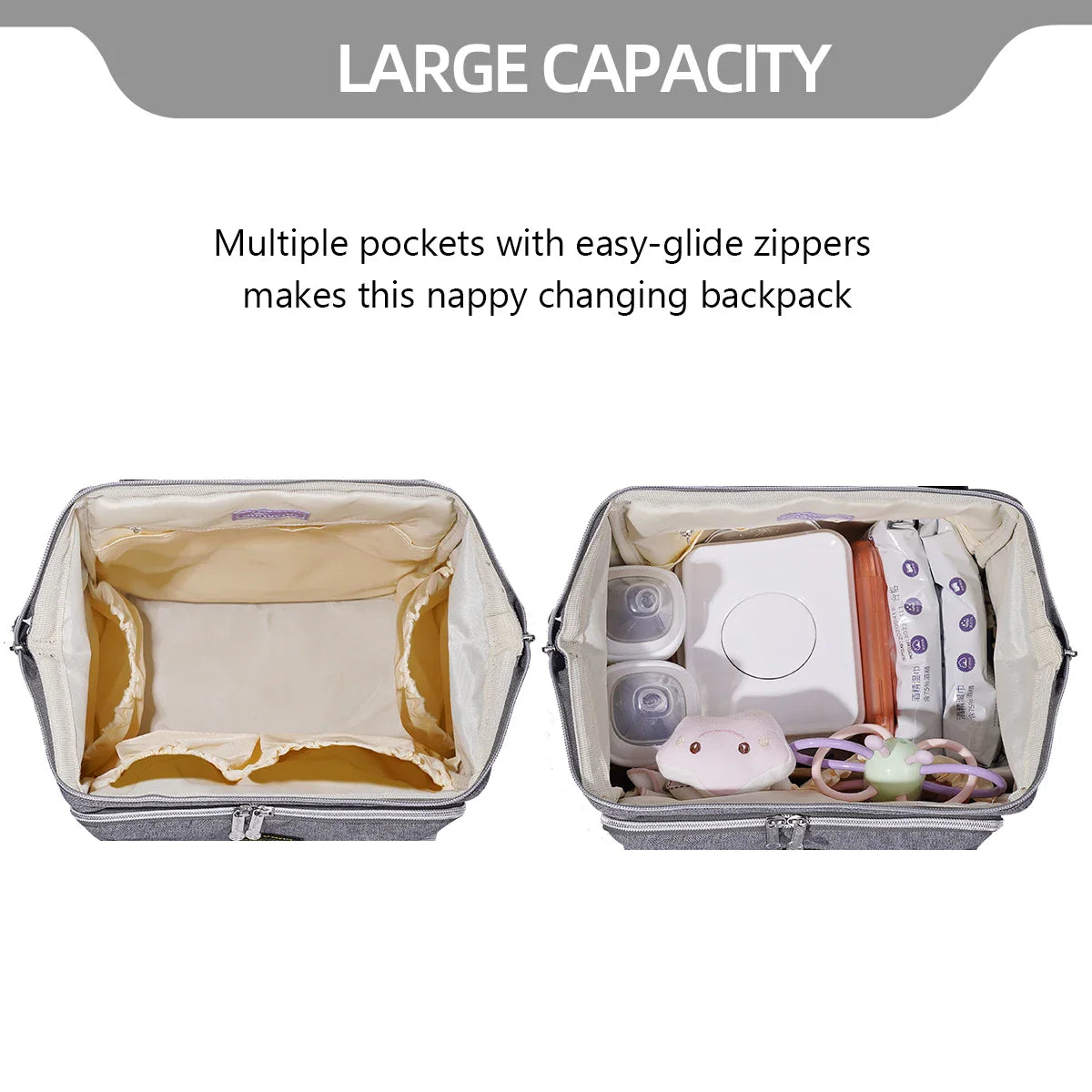 Stylish Diaper Bag Backpack Multifunction for Travel - MONLANE