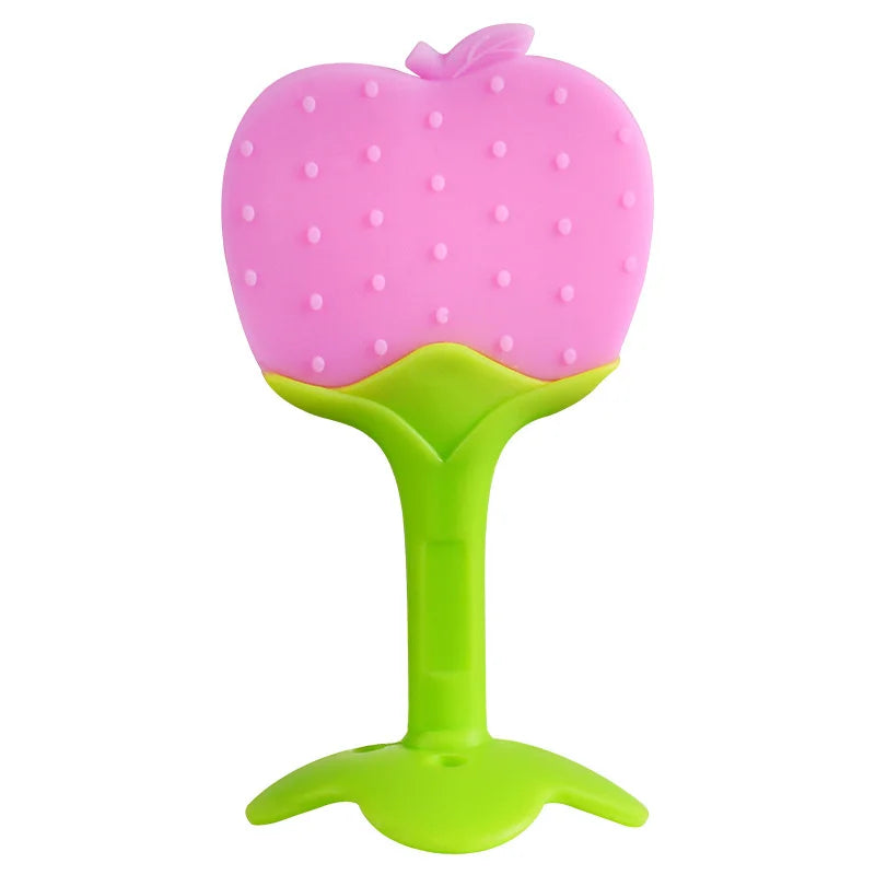Baby Silicone Training Toothbrush Teething Ring