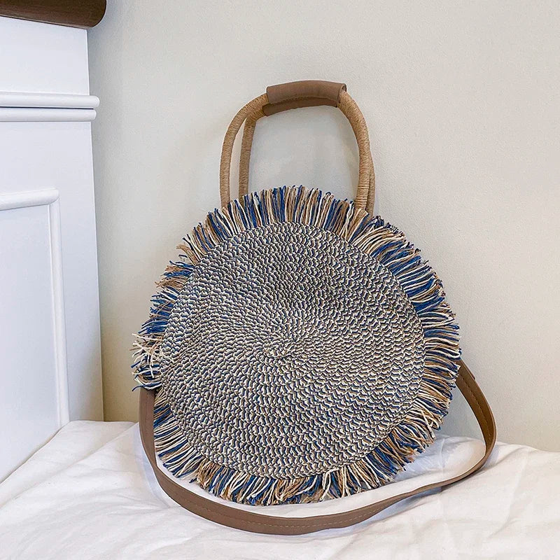 The Coastal Muse Straw Tote