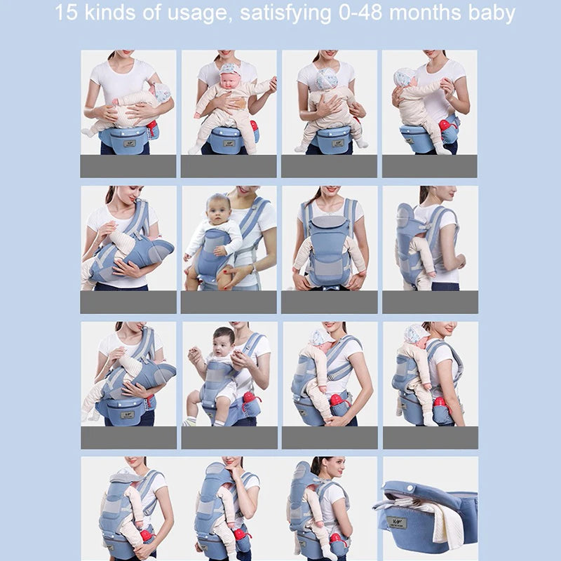 Newborn Ergonomic Baby Carrier Backpack - MONLANE