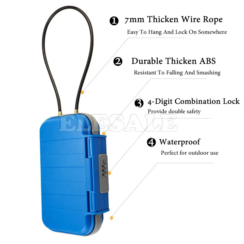 Secure Your Valuables with the Portable Beach Safe Box 4