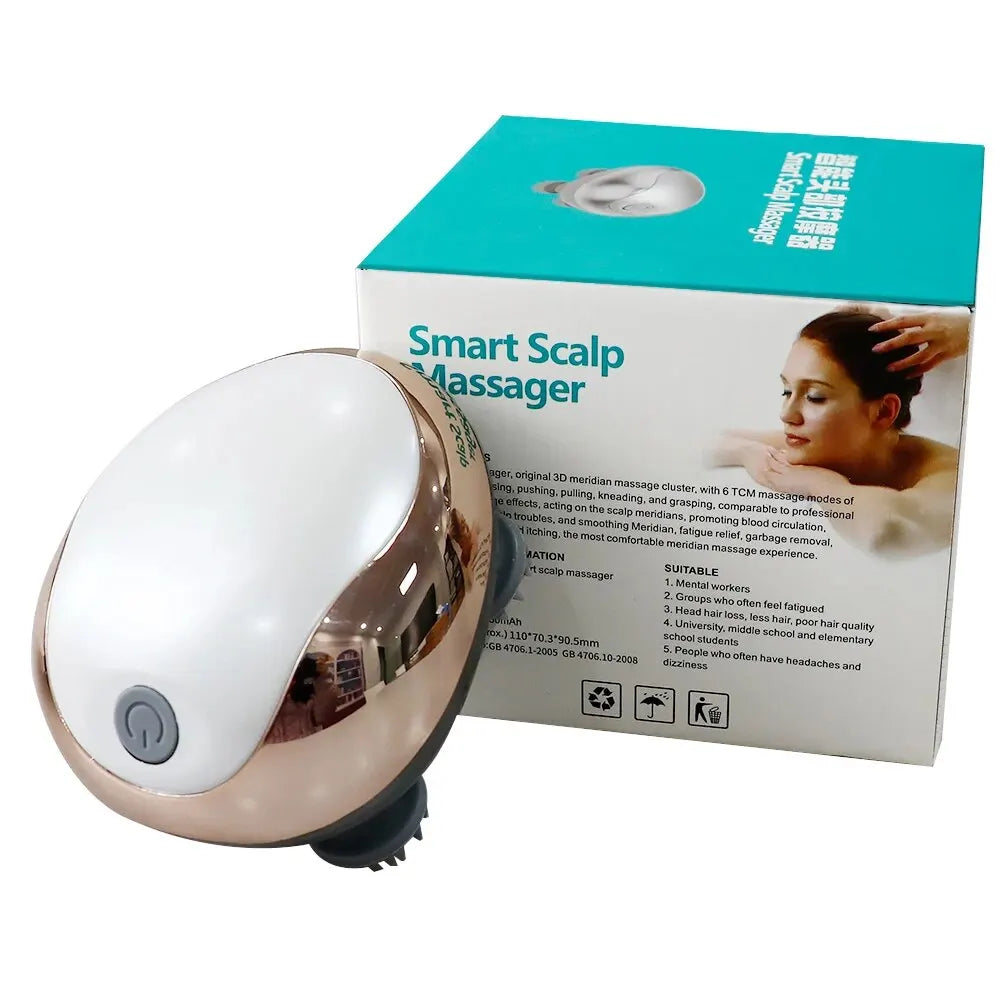 Portable Rechargeable Head Massager