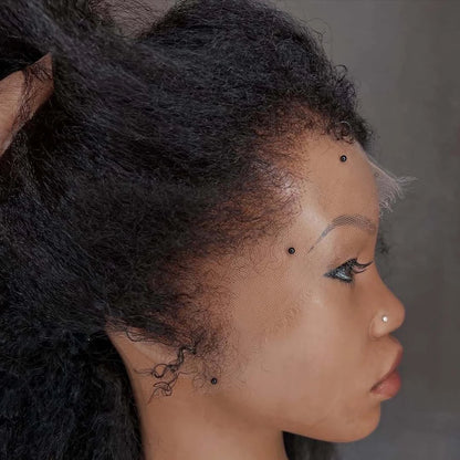 4C Kinky Hairline Lace Frontal Wig