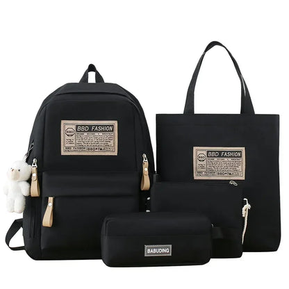 Trendy Nylon Lightweight Multifunctional Backpack