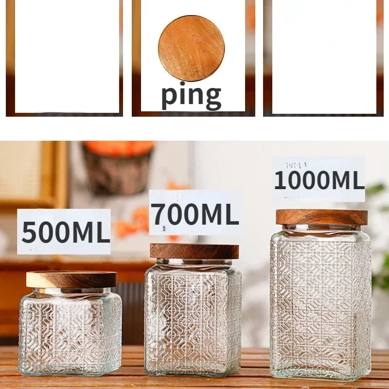 Airtight Glass Jars - MONLANE