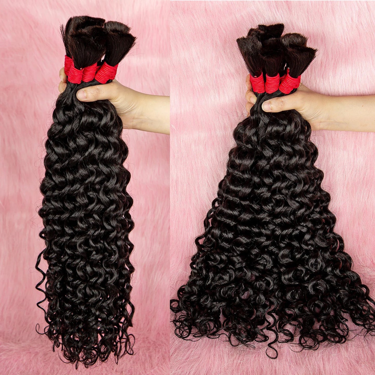 Water Wave Bulk for Braiding Brazilian Remy