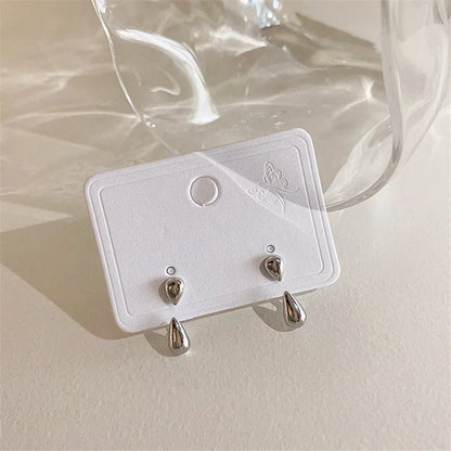 Water Drop Stud Earrings - MONLANE