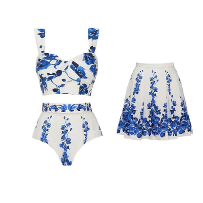 Push Up One Piece Swimsuit With Cover Up