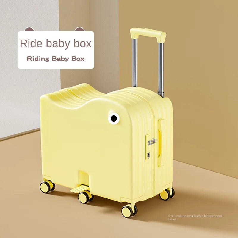 Children's Luggage Set with USB Cup Holder