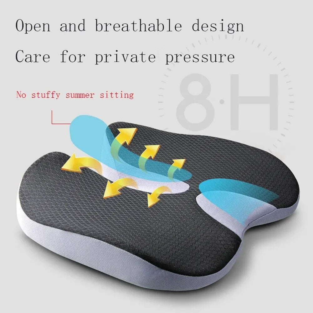 Non Slip Orthopedic Memory Foam Car Seat (U CARE) - MONLANE