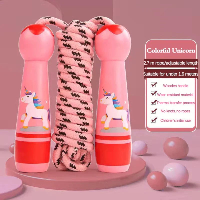 Children's Sports Adjustable Cotton Rope