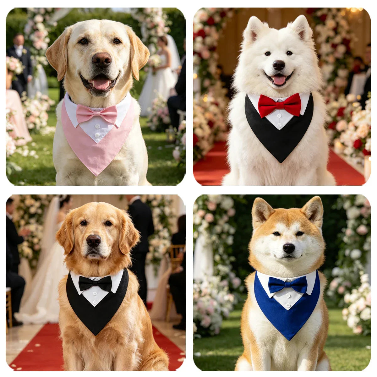 The Pawsh Pup Bandana