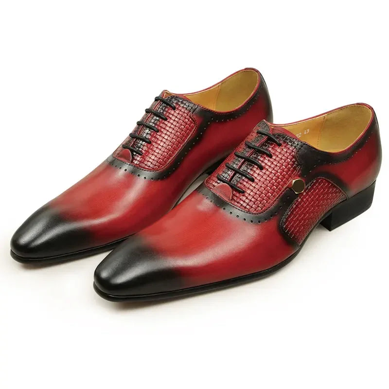 Business Leather Lace-Up shoes - MONLANE