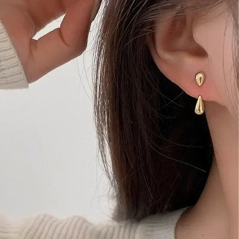 Water Drop Stud Earrings - MONLANE