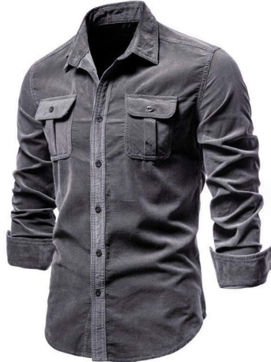 Men's Full Size Button Down Shirt