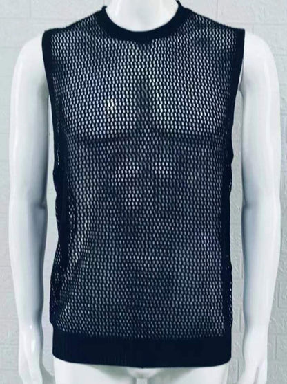 Men's Sleeveless Knit Top