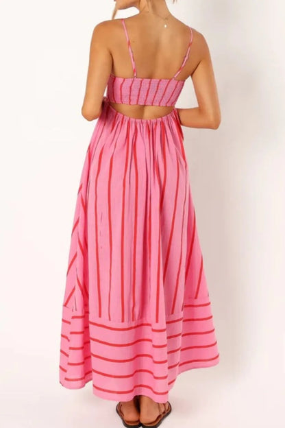 Striped Flowing Cami Dress