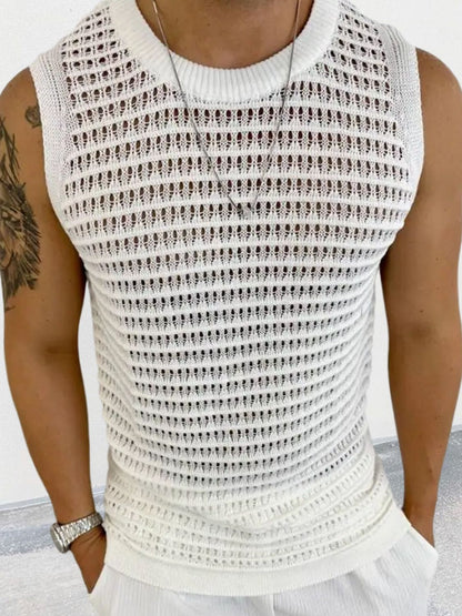 Men's Sleeveless Knit Top