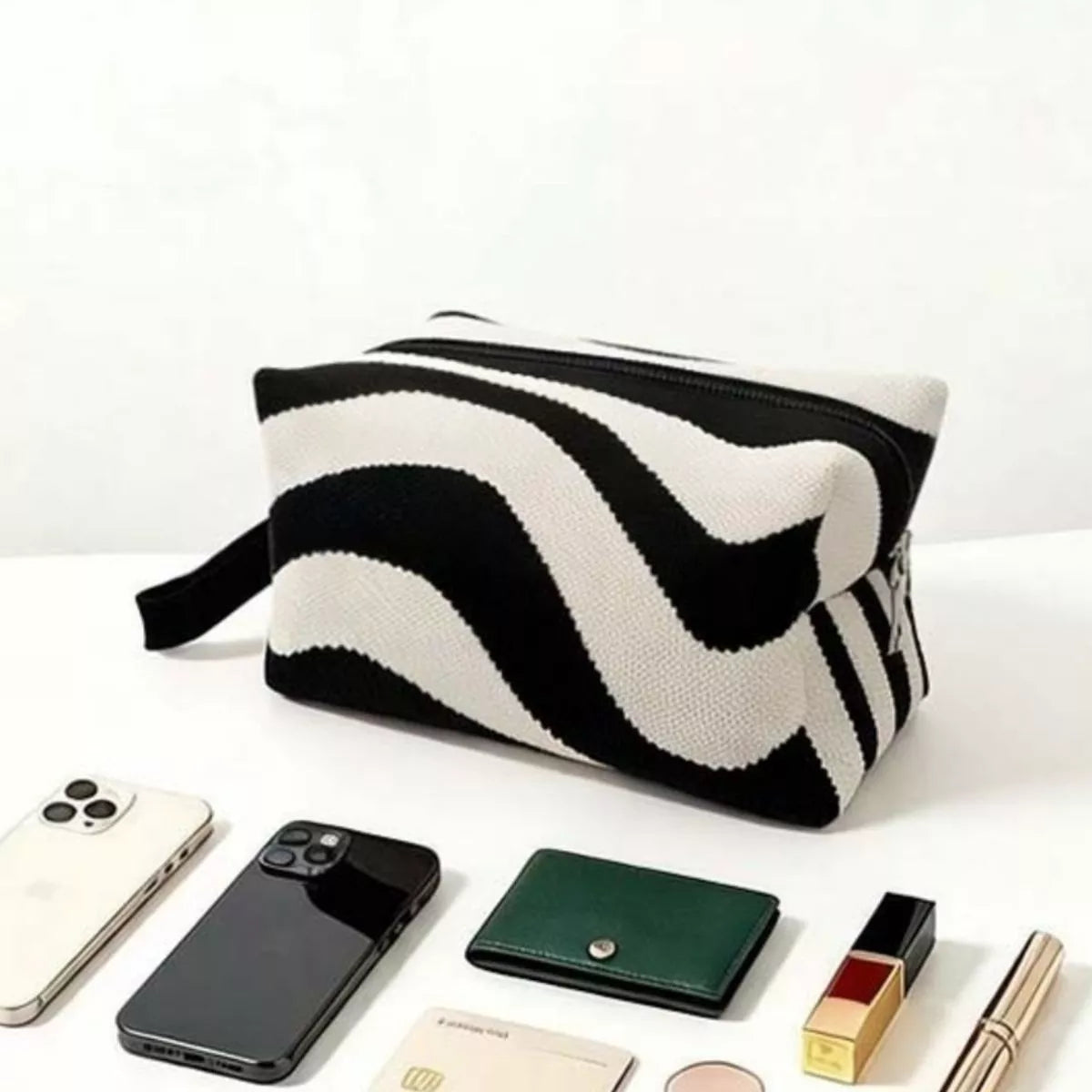 Zebra Print Wristlet