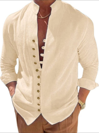 Men's Full Size Long Sleeve Shirt