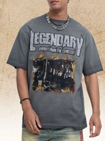 Men's Graphic Round Neck T-Shirt
