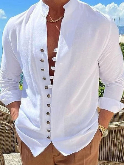 Men's Full Size Long Sleeve Shirt