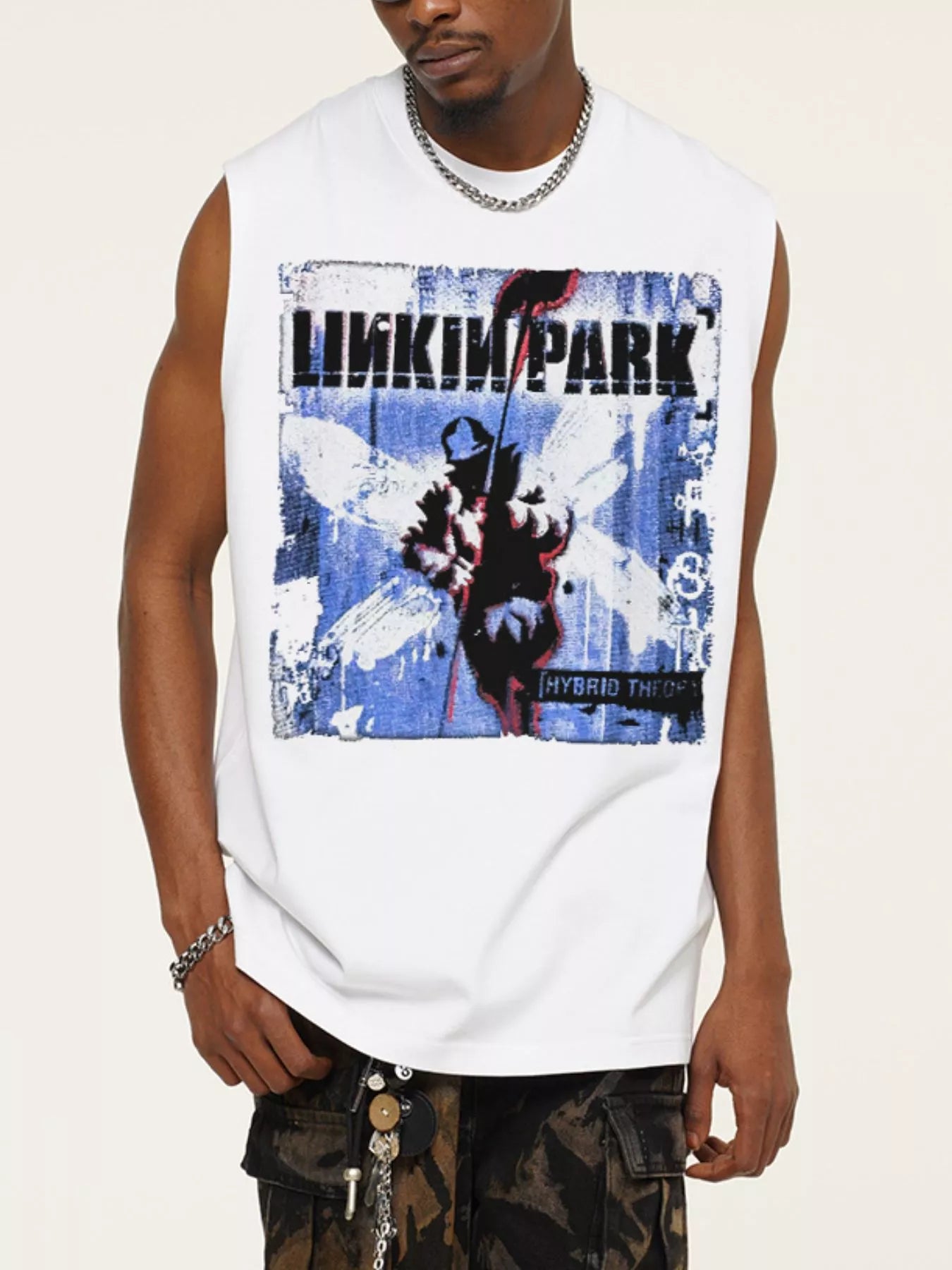 Men's Graphic Sleeveless Tank Top
