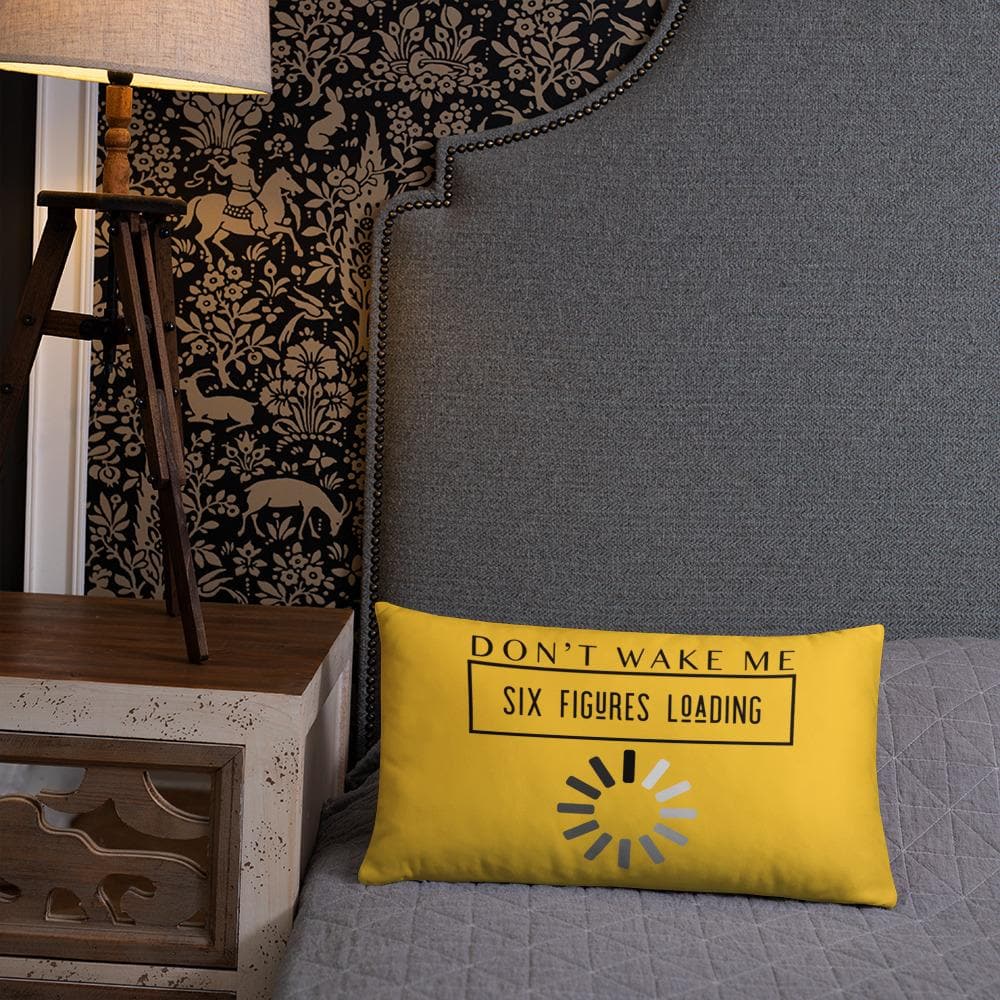 Don't Wake Me 6 Figures Loading Pillow - MONLANE