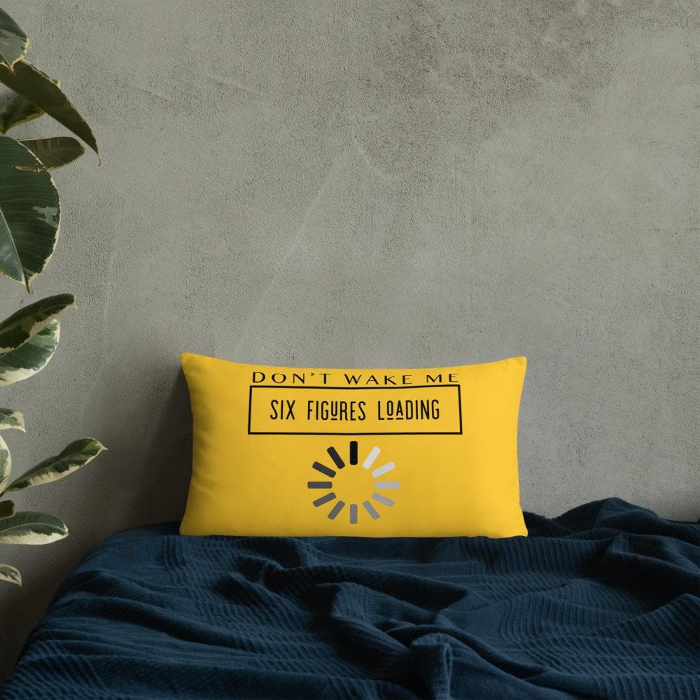 Don't Wake Me 6 Figures Loading Pillow - MONLANE